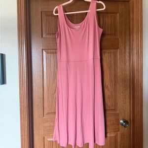Wool& Ava Sleeveless Pink Midi Dress, large